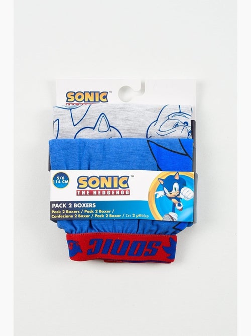Lote 2 boxers sonic menino | licença oficial - Kiabi Lote 2 boxers sonic menino | licença oficial - Kiabi