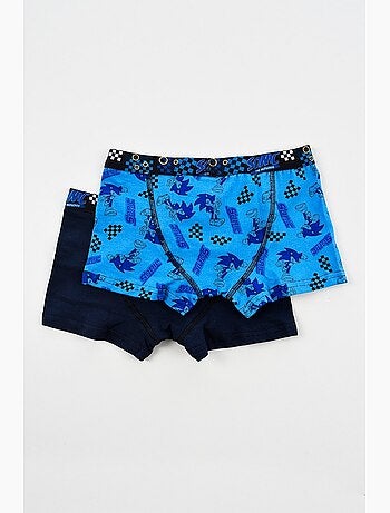 Lote 2 boxers sonic menino | licença oficial