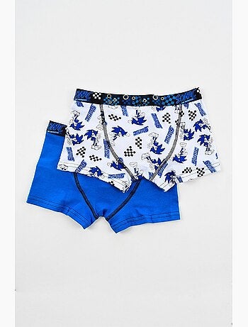 Lote 2 boxers sonic menino | licença oficial