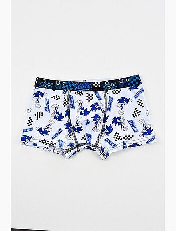 Lote 2 boxers sonic menino | licença oficial