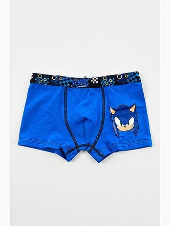 Lote 2 boxers sonic menino | licença oficial