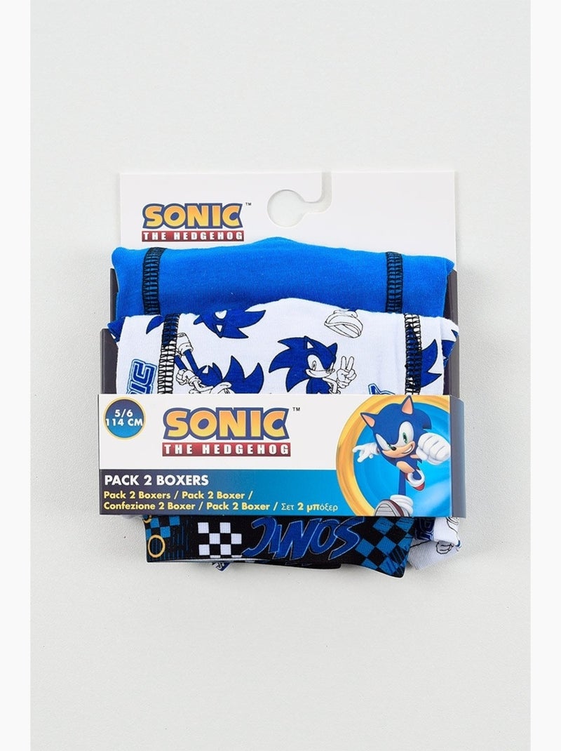 Lote 2 boxers sonic menino | licença oficial Multicolorido - Kiabi