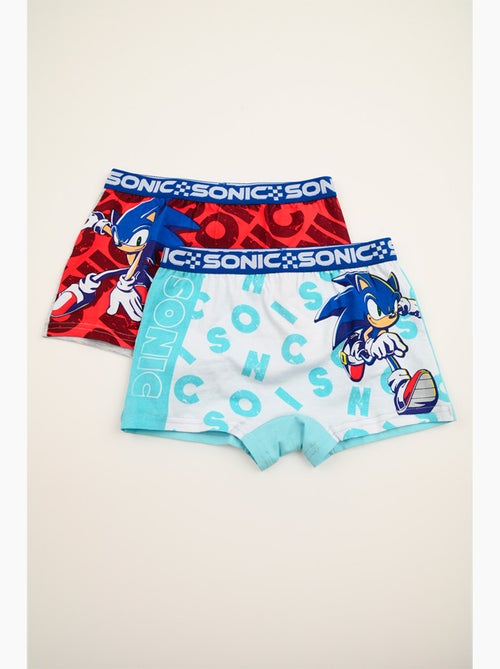 Lote 2 boxers sonic multicolor menino | licença oficial - Kiabi Lote 2 boxers sonic multicolor menino | licença oficial - Kiabi