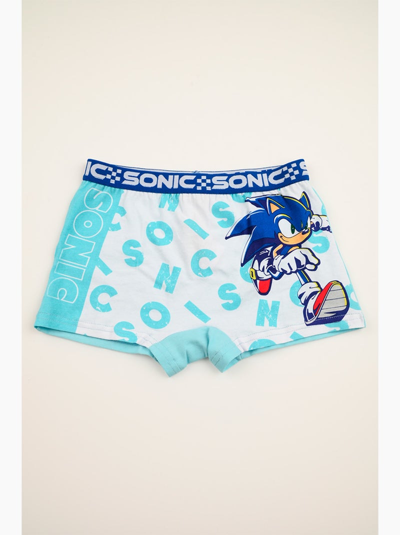 Lote 2 boxers sonic multicolor menino | licença oficial Vermelho - Kiabi
