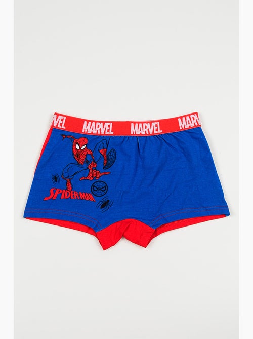Lote 2 boxers spider-man azul menino | licença oficial - Kiabi Lote 2 boxers spider-man azul menino | licença oficial - Kiabi