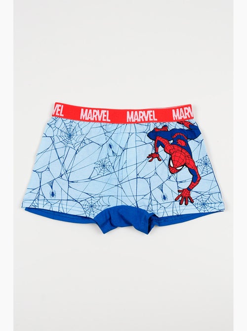 Lote 2 boxers spider-man azul menino | licença oficial - Kiabi Lote 2 boxers spider-man azul menino | licença oficial - Kiabi
