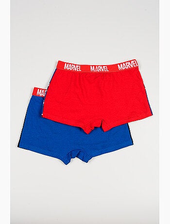 Lote 2 boxers spider-man multicolor menino | licença oficial