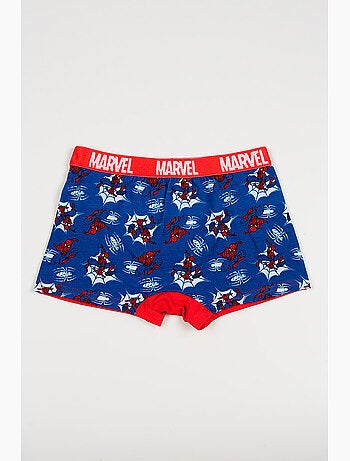 Lote 2 boxers spider-man multicolor menino | licença oficial