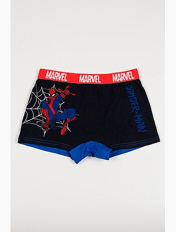 Lote 2 boxers spider-man multicolor menino | licença oficial