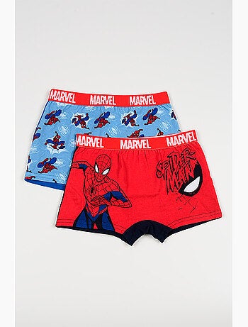 Lote 2 boxers spider-man multicolor menino | licença oficial