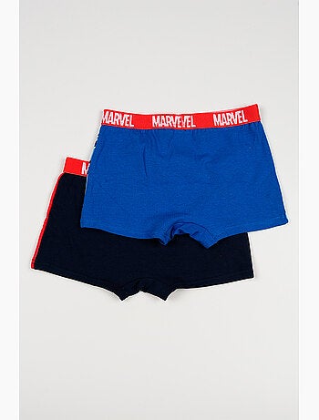 Lote 2 boxers spider-man multicolor menino | licença oficial
