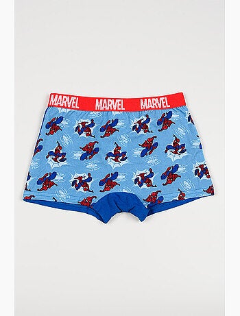 Lote 2 boxers spider-man multicolor menino | licença oficial