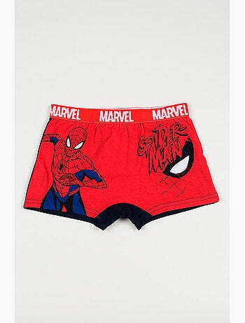 Lote 2 boxers spider-man multicolor menino | licença oficial