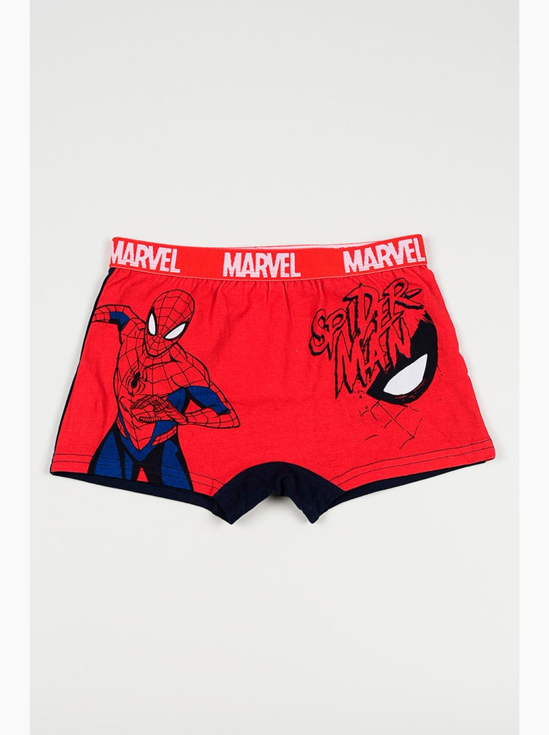 Lote 2 boxers spider-man multicolor menino | licença oficial Vermelho - Kiabi