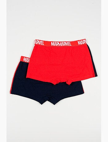 Lote 2 boxers spider-man multicolor menino | licença oficial