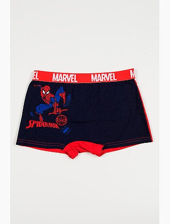 Lote 2 boxers spider-man multicolor menino | licença oficial