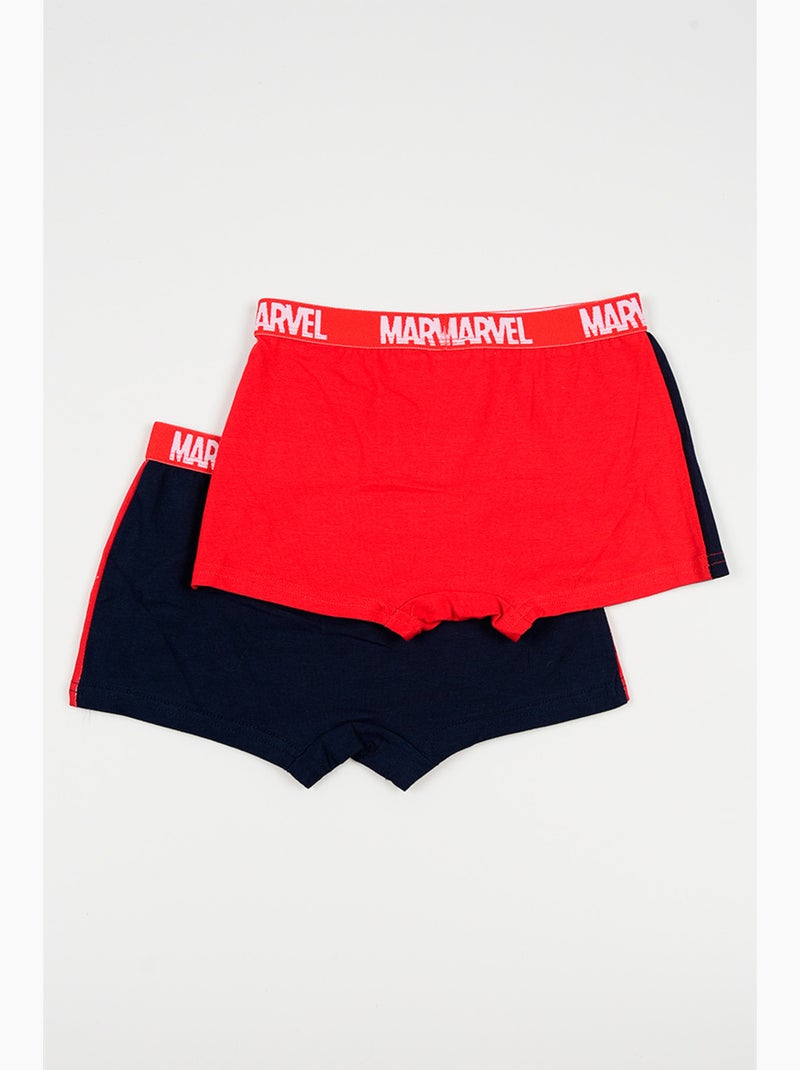 Lote 2 boxers spider-man multicolor menino | licença oficial Vermelho - Kiabi