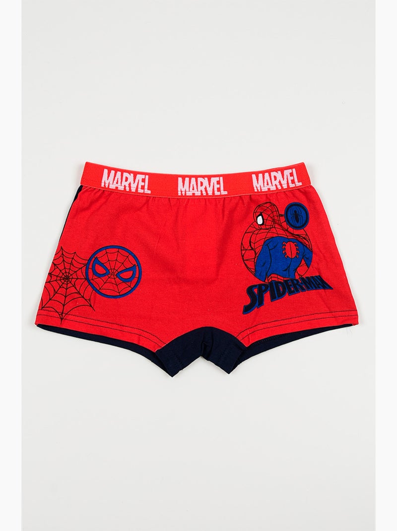 Lote 2 boxers spider-man multicolor menino | licença oficial Vermelho - Kiabi