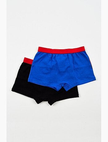 Lote 2 boxers spiderman menino | licença oficial