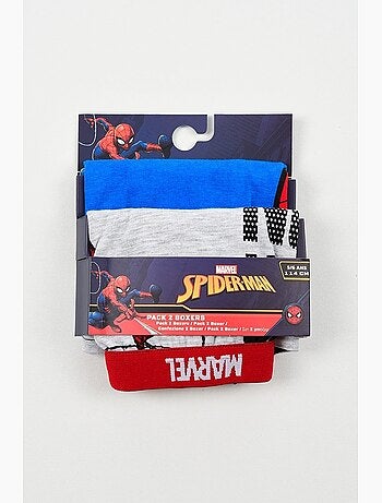 Lote 2 boxers spiderman menino | licença oficial