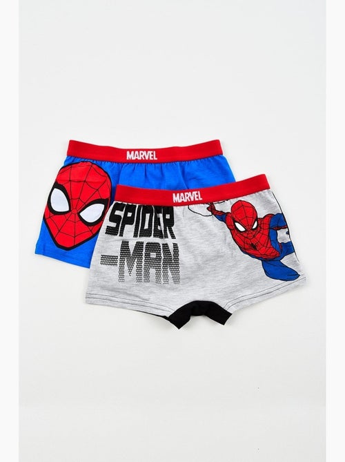 Lote 2 boxers spiderman menino | licença oficial - Kiabi Lote 2 boxers spiderman menino | licença oficial - Kiabi
