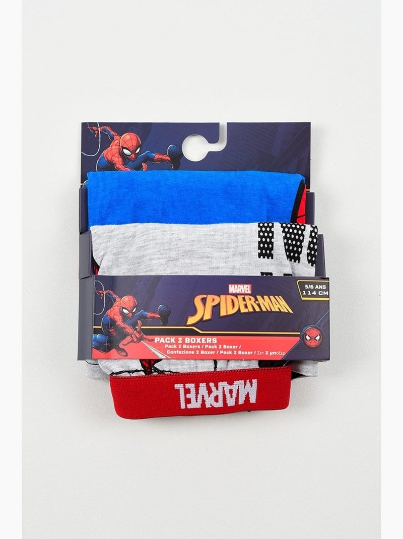 Lote 2 boxers spiderman menino | licença oficial Multicolorido - Kiabi