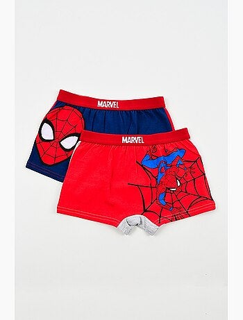 Lote 2 boxers spiderman menino | licença oficial