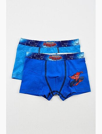 Lote 2 boxers spiderman menino | licença oficial