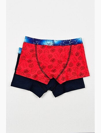 Lote 2 boxers spiderman menino | licença oficial