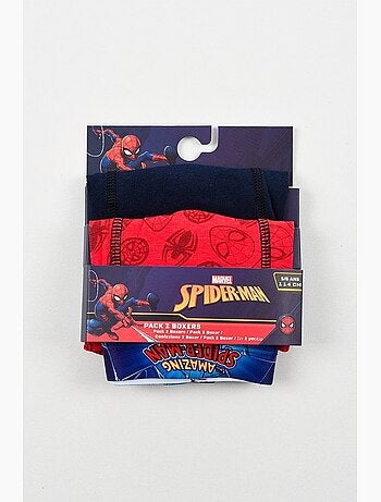 Lote 2 boxers spiderman menino | licença oficial