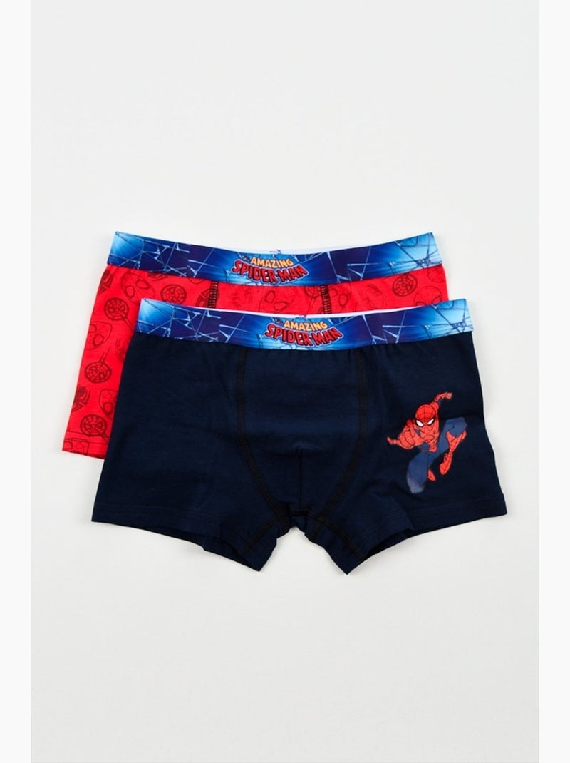 Lote 2 boxers spiderman menino | licença oficial Multicolorido - Kiabi