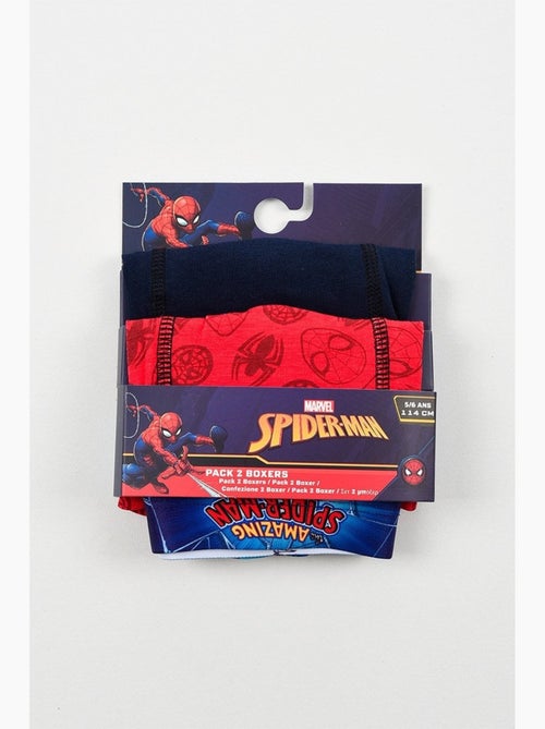 Lote 2 boxers spiderman menino | licença oficial - Kiabi Lote 2 boxers spiderman menino | licença oficial - Kiabi