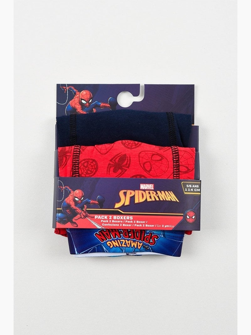 Lote 2 boxers spiderman menino | licença oficial Multicolorido - Kiabi