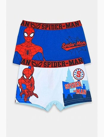 Lote 2 boxers spiderman menino | licença oficial