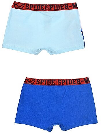 Lote 2 boxers spiderman menino | licença oficial