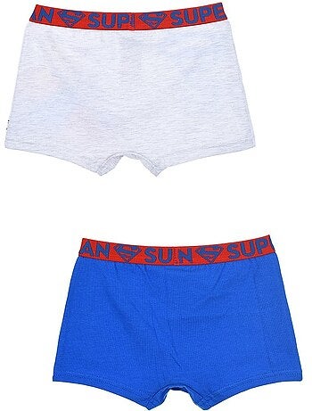 Lote 2 boxers superman menino | licença oficial