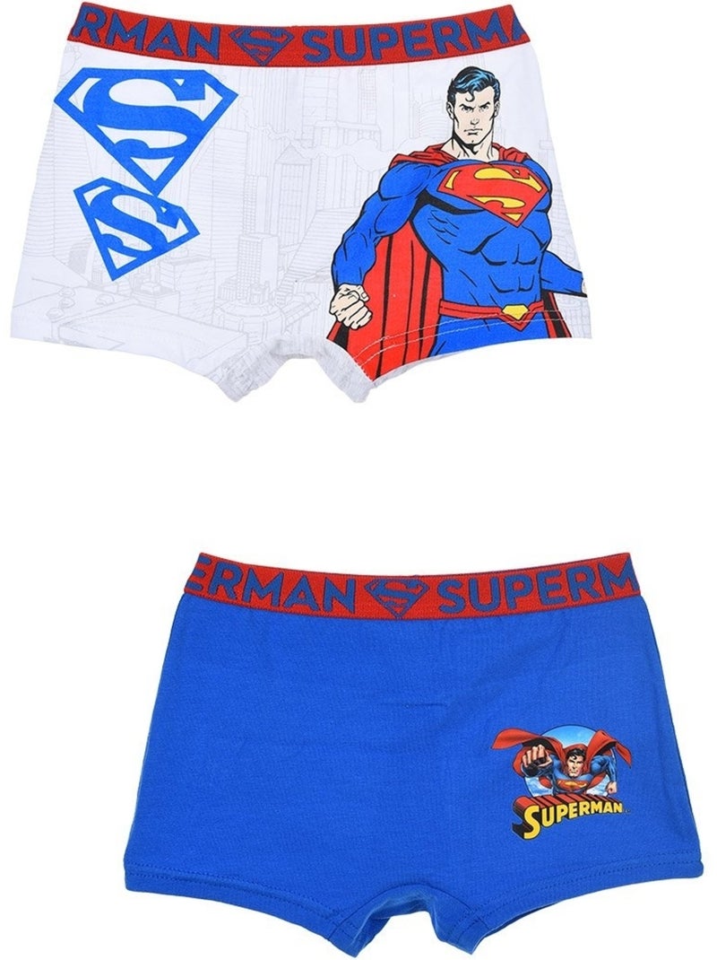 Lote 2 boxers superman menino | licença oficial Multicolorido - Kiabi