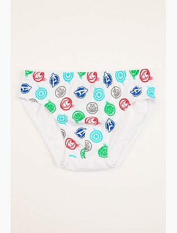 Lote 3 cuecas avengers multicolor menino | licença oficial