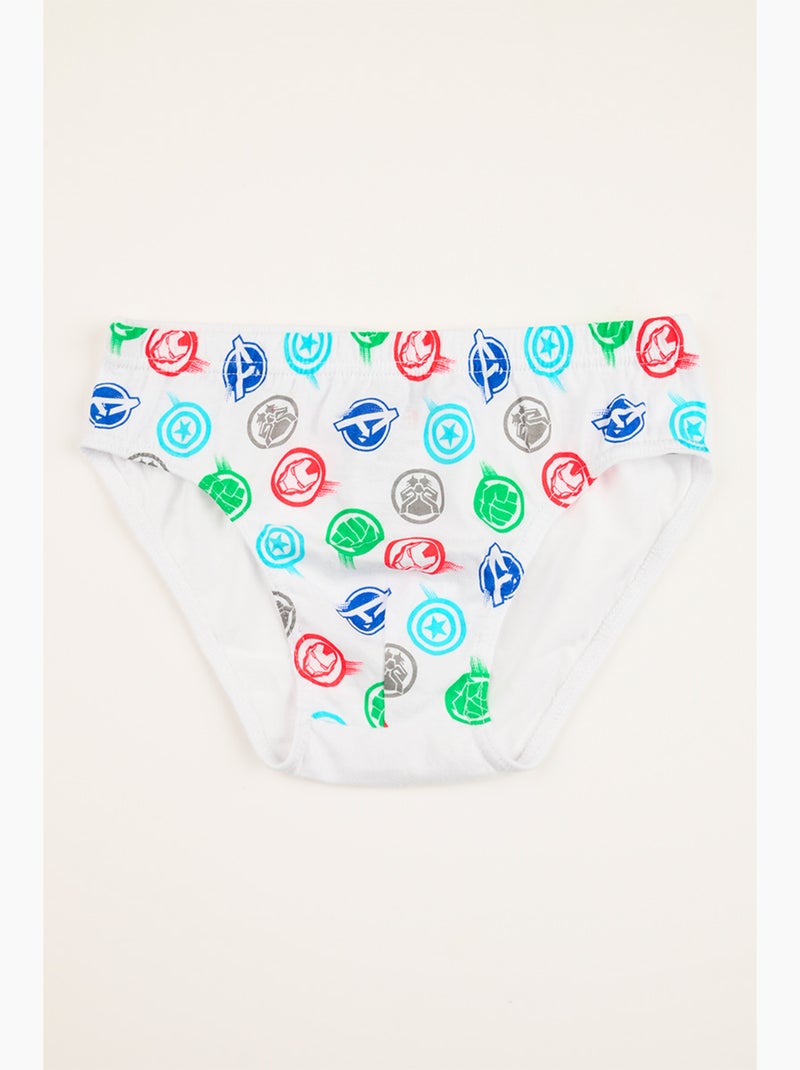 Lote 3 cuecas avengers multicolor menino | licença oficial Cinza/Azul/Vermelho/Branco - Kiabi