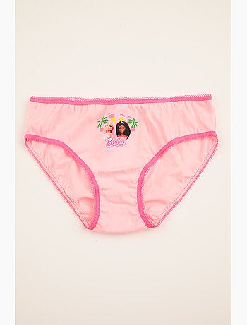 Lote 3 cuecas barbie multicolor menina | licença oficial