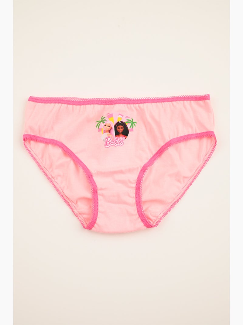 Lote 3 cuecas barbie multicolor menina | licença oficial Roxo/Rosa - Kiabi