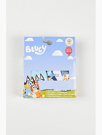 Lote 3 cuecas bluey menino | licença oficial