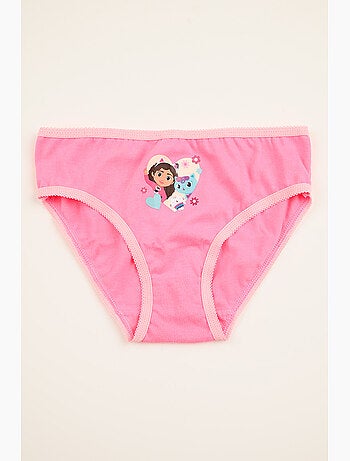 Lote 3 cuecas gabby's dollhouse multicolor menina | licença oficial