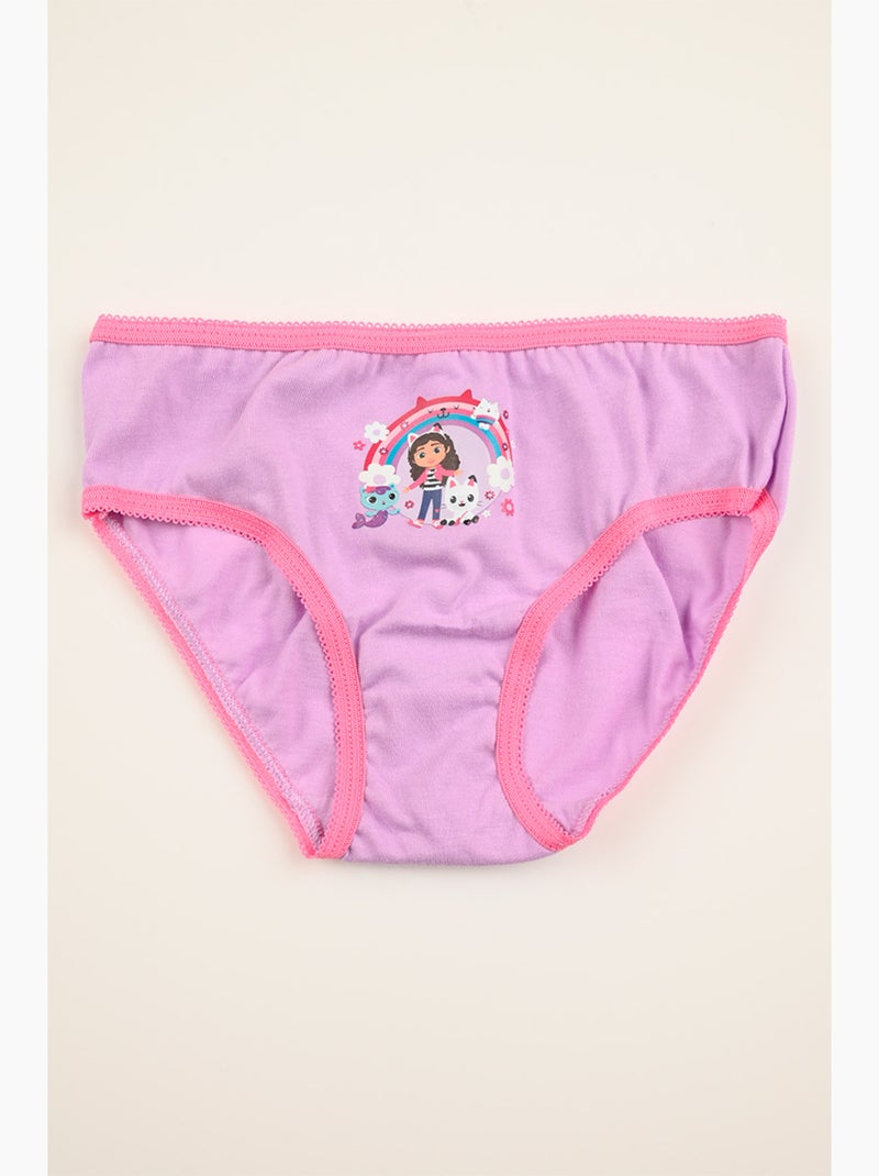 Lote 3 cuecas gabby's dollhouse multicolor menina | licença oficial Branco Rosa Branco - Kiabi