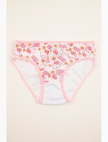 Lote 3 cuecas hello kitty multicolor menina | licença oficial