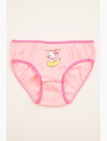 Lote 3 cuecas hello kitty multicolor menina | licença oficial
