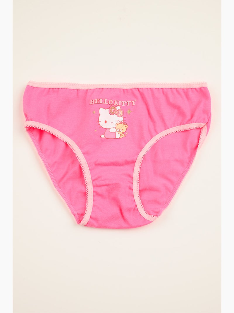 Lote 3 cuecas hello kitty multicolor menina | licença oficial Branco Rosa Branco - Kiabi