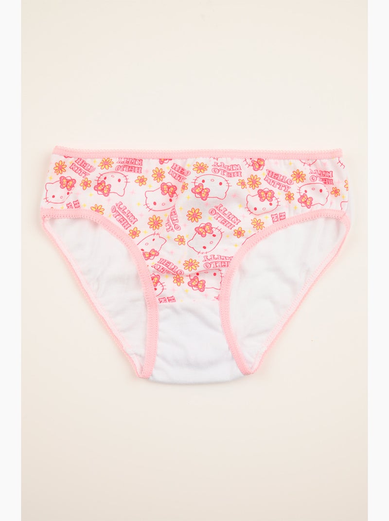 Lote 3 cuecas hello kitty multicolor menina | licença oficial Branco Rosa Branco - Kiabi
