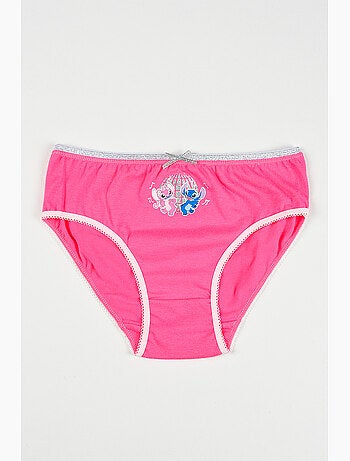 Lote 3 cuecas lilo & stitch multicolor menina | licença oficial