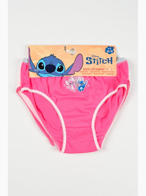 Lote 3 cuecas lilo & stitch multicolor menina | licença oficial - Kiabi